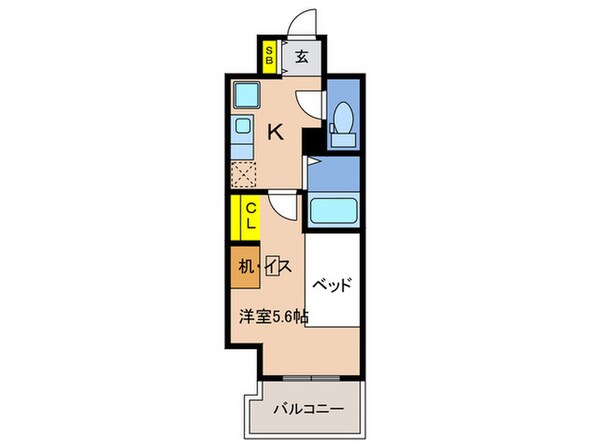 リビオセゾン神戸元町の物件間取画像